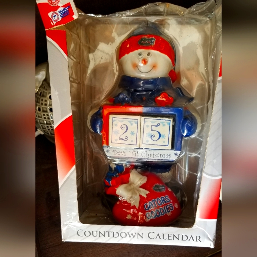 Gators snowman countdown calendar